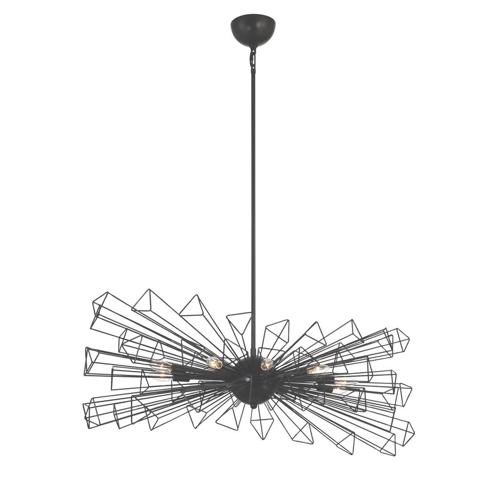 Eurofase 46761-019 Matte Black Dendelio, Chandelier , 10-light, 45'', Matte Black Image 2