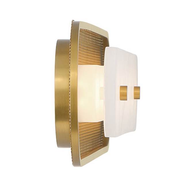 Eurofase 49174-021 Gold Tramore, Wall Sconce , 30'', Gold, Alabaster Image 9