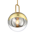 Eurofase 37349-011 Gold Prospect, Pendant, 12'', Gold, Clear Glass Image 1