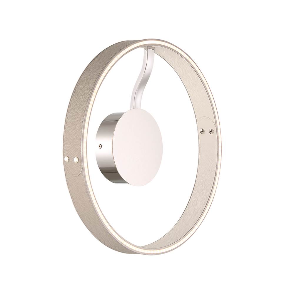 Eurofase 43893-034 Matte Grey Verdura, Flush Mount, 15'', Matte Grey, White Acrylic Image 3