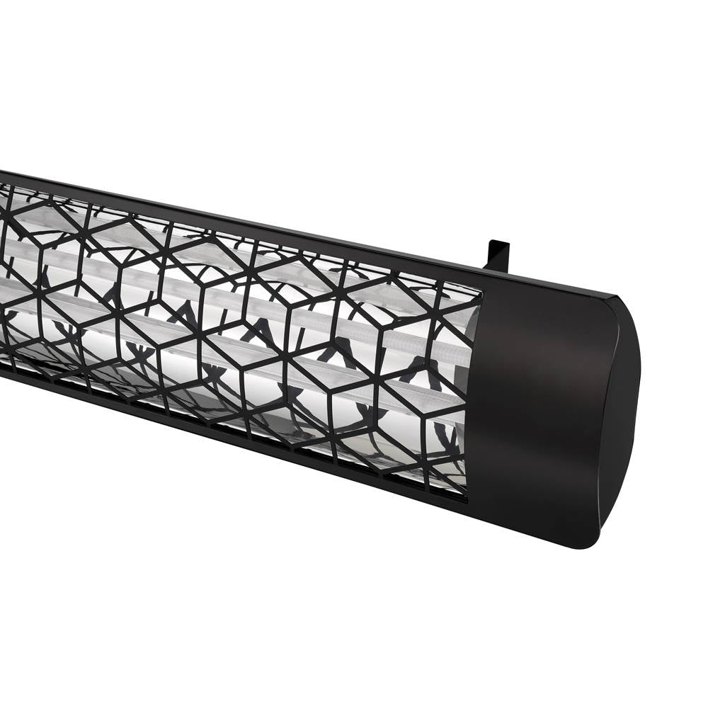 Eurofase EF60240B6 Black Eurofase Ef60240b6 Dual Element 61 Inch 6000 Watt Electric Patio Heater Image 3