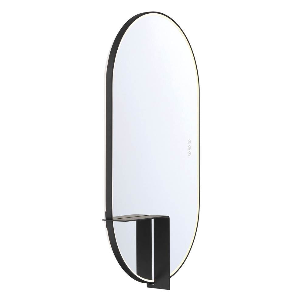 Eurofase 48521-024 Matte Black Linden, Mirror , 24'' X 42'', Matte Black Image 1