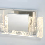 Eurofase 45346-025 Chrome Kasha, Vanity, 3lt, 28'', Chrome, Clear-white Acrylic Image 6
