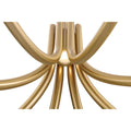 Eurofase 49010-015 Gold Olette, Chandelier, 8-light, 24'', Gold, Frosted Acrylic Image 1