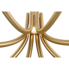 Eurofase 49010-015 Gold Olette, Chandelier, 8-light, 24'', Gold, Frosted Acrylic Image 1