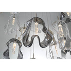 Eurofase Norah, Chandelier, 26-light, 39'', Polished Nickel, Mixed Glass