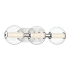 Eurofase 46809-018 Chrome Atomo, Vanity, 3lt, 25'', Chrome, Clear Glass Image 2