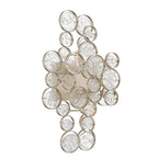 Eurofase 45452-017 Matte Silver Trento, Wall Sconce, 18'', Matte Silver, Clear Glass Image 3