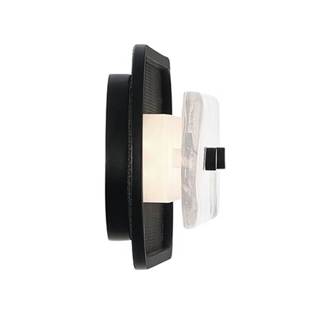 Eurofase 49443-011 Matte Black Tramore, Wall Sconce, 22'', Matte Black, Silver Glass Image 3