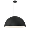 Eurofase Laverton, Chandelier, 36'', Matte Black, Black Steel