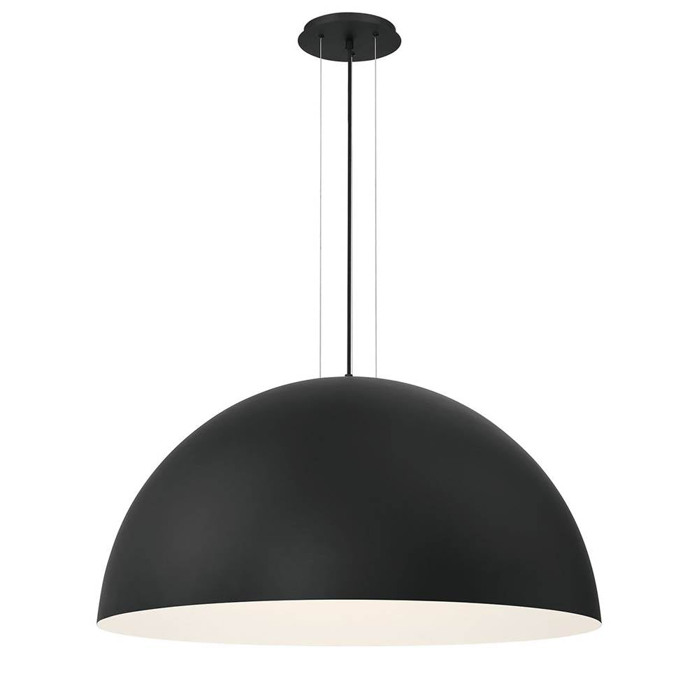 Eurofase Laverton, Chandelier, 36'', Matte Black, Black Steel