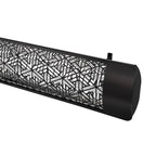 Eurofase EF60240B3 Black Eurofase Ef60240b3 Dual Element 61 Inch 6000 Watt Electric Patio Heater Image 3