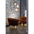 Eurofase 38042-010 Matte Gold Paget, Chandelier, 3-light, 10'', Matte Gold, Clear Glass Image 1