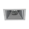 Eurofase Oscar Medium 26w Square White Trim Chrome Baffle Wide 3000k Clear Lens