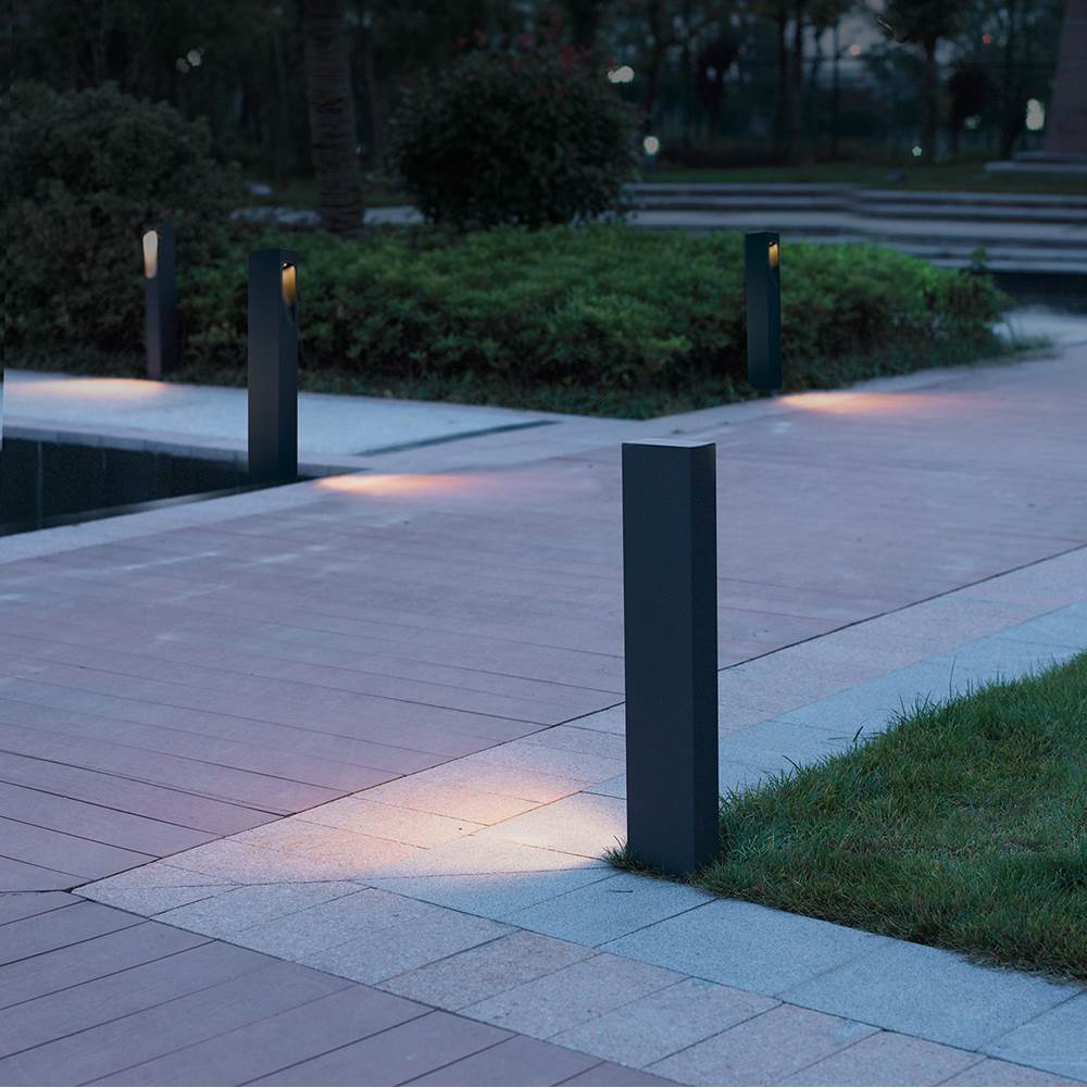 Eurofase 31914-035 Marine Grey Led Bollard,1x7w,26in,bk Image 1