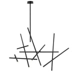 Eurofase Crossroads, Chandelier , 18-light, 59'', Matte Black