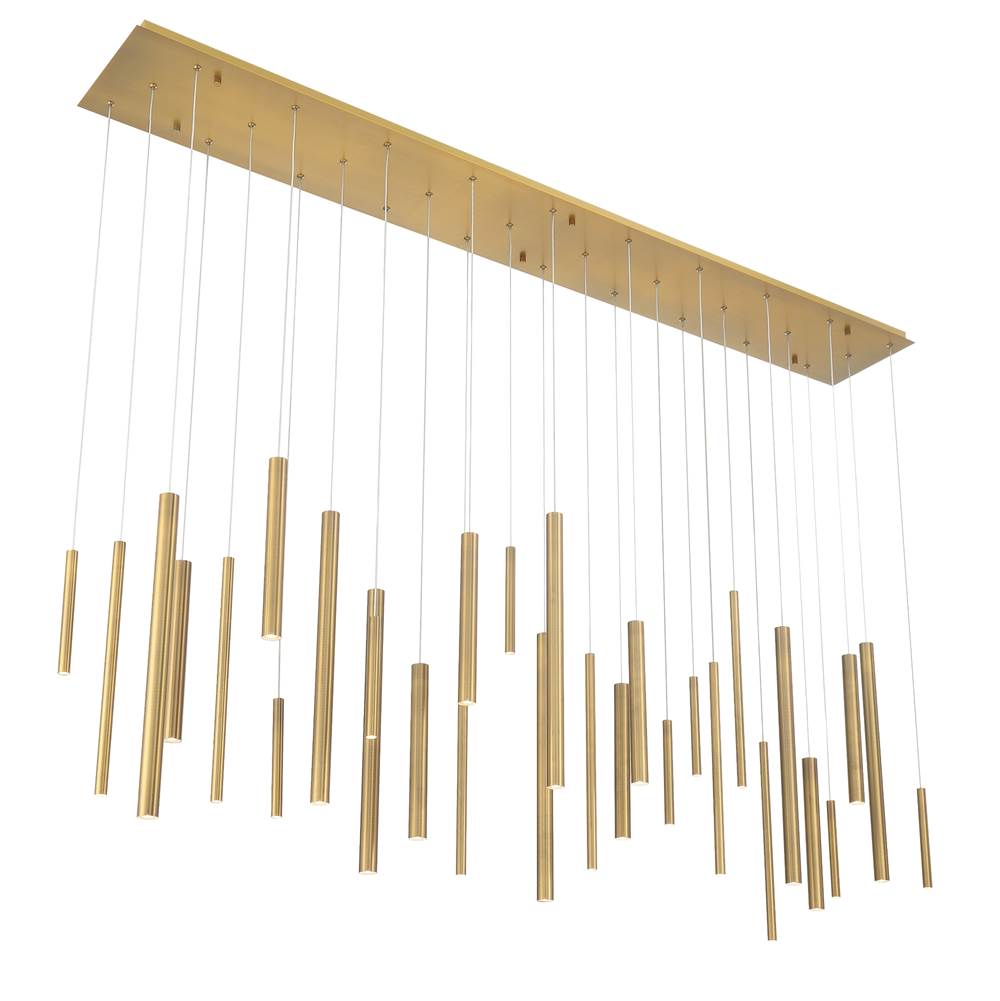 Eurofase 46814-043 Antique Brass Santana, Chandelier , 30-light, 72'', Antique Brass Image 2