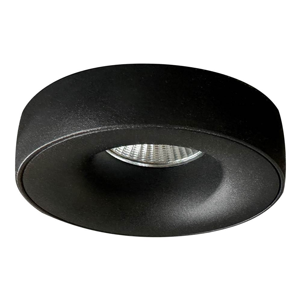 Eurofase Echo 15w Black Trim Wide 3000k Clear Lens Black Ring
