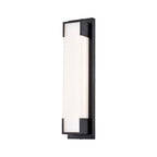 Eurofase 37074-012 Powder Coat Black Thornhill, Wall Sconce, 19.75'', Powder Coat Black, White Glass Image 3