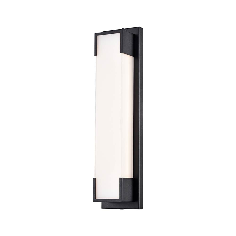 Eurofase 37074-012 Powder Coat Black Thornhill, Wall Sconce, 19.75'', Powder Coat Black, White Glass Image 3