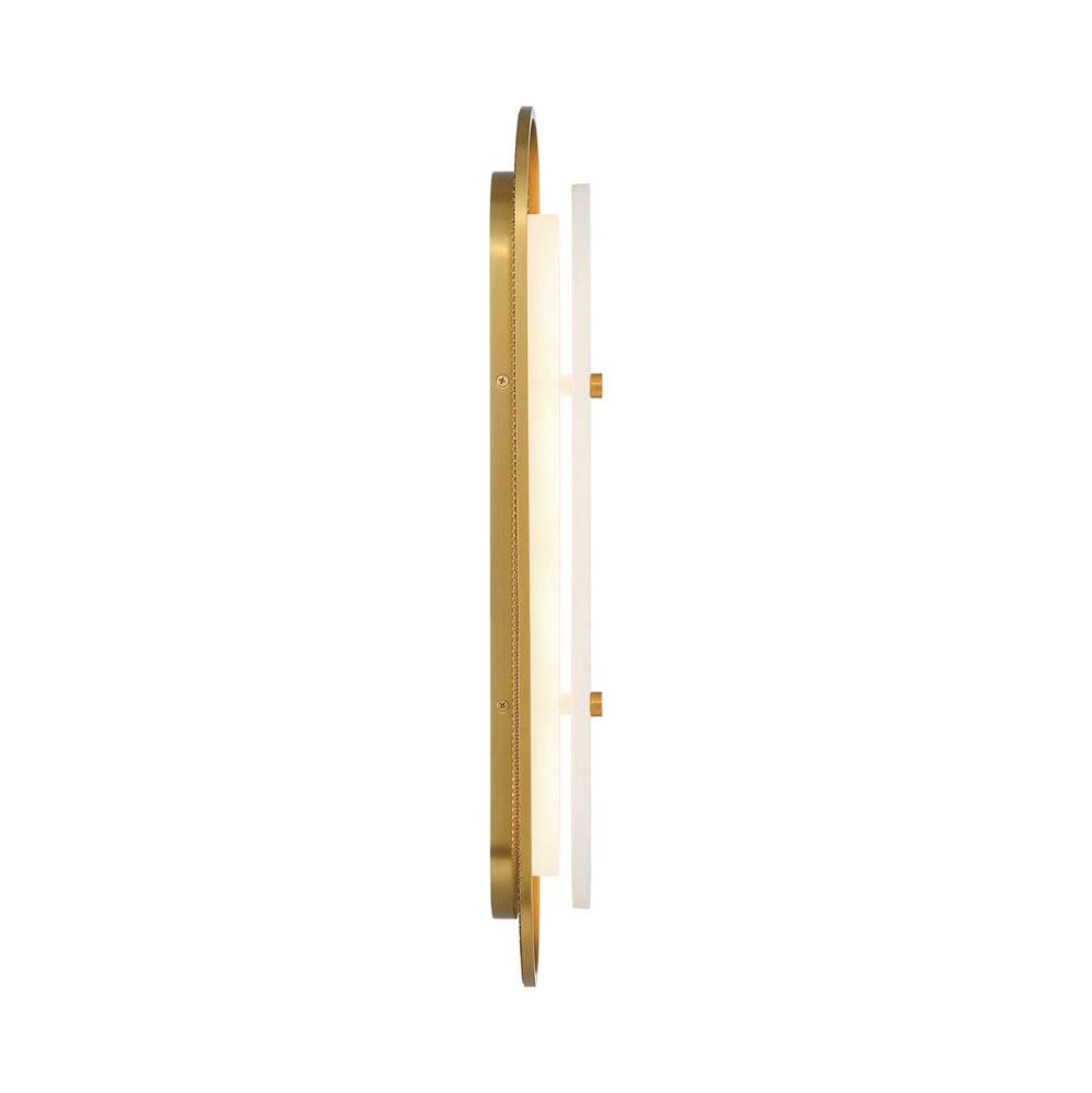Eurofase 49172-027 Gold Tramore, Wall Sconce , 22'', Gold, Alabaster Image 1