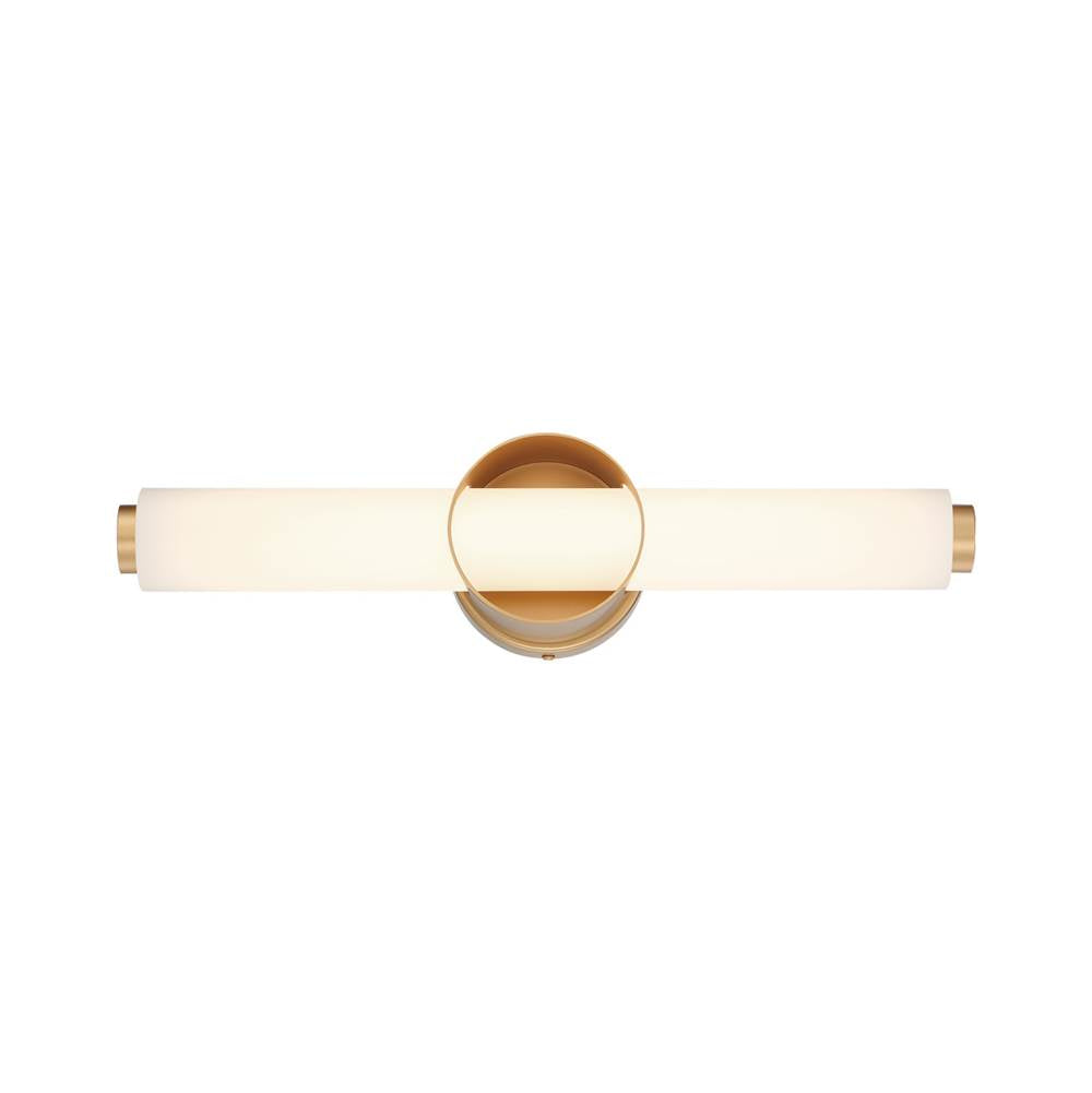 Eurofase 39316-011 Gold Santoro, Vanity, 20'', Gold, White Glass Image 2