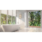 Eurofase 44283-018 Chrome Perrene, Wall Sconce, 2-light, 19'', Chrome, Clear Glass Image 5