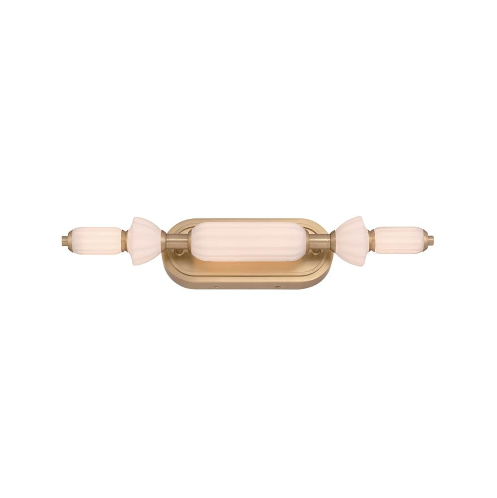 Eurofase 49017-014 Gold Lansdowne, Vanity, 22'', Gold, Opal Glass Image 1