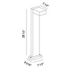 Eurofase 31909-037 Marine Grey Fosfora,led Blrd,1x7w,30in,bk Image 4