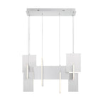 Eurofase 37345-036 Anodized Silver Coburg, Chandelier , 33'', Anodized Silver Image 7
