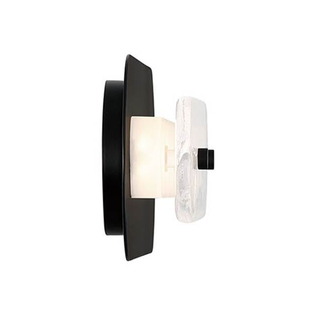 Eurofase Tramore, Outdoor, 22'', Powder Coat Black, Silver Glass