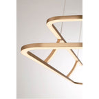 Eurofase Cadoux, Chandelier, 44'', Matte Gold, Clear Glass
