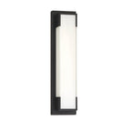 Eurofase 37074-012 Powder Coat Black Thornhill, Wall Sconce, 19.75'', Powder Coat Black, White Glass Image 4