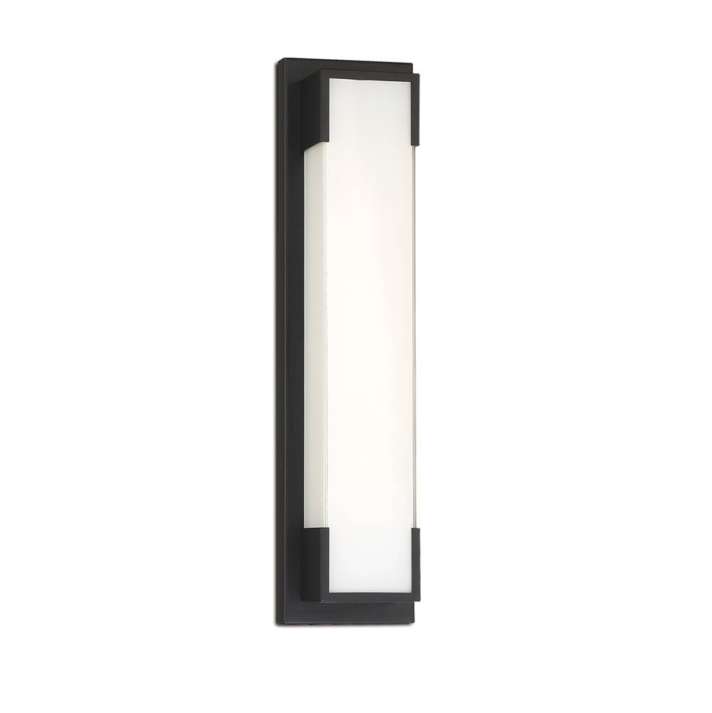 Eurofase 37074-012 Powder Coat Black Thornhill, Wall Sconce, 19.75'', Powder Coat Black, White Glass Image 4