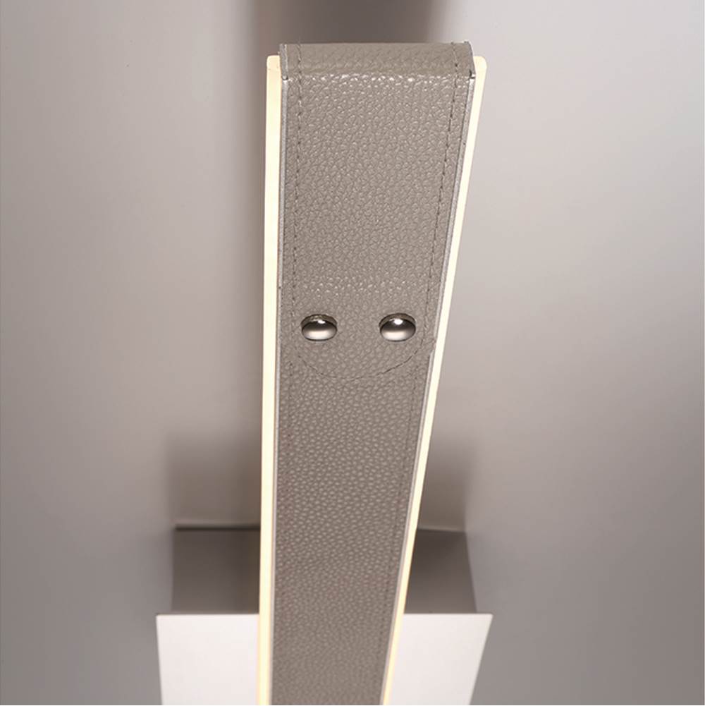 Eurofase Verdura, Wall Sconce, 16'', Matte Grey, White Acrylic