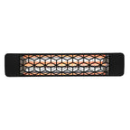 Eurofase Ef25 Series Eurofase Ef25240b6 Single Element 39 Inch 2500 Watt Electric Patio Heater