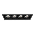 Eurofase  Multiple 26w 4 Lights Trim 20 Degree Gimbal 3000k Black/black