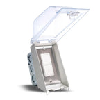 Eurofase Controls Eurofase Efswwps Flush Mount Single Duplex Stack Switch With Weatherproof Cover And Gang Box