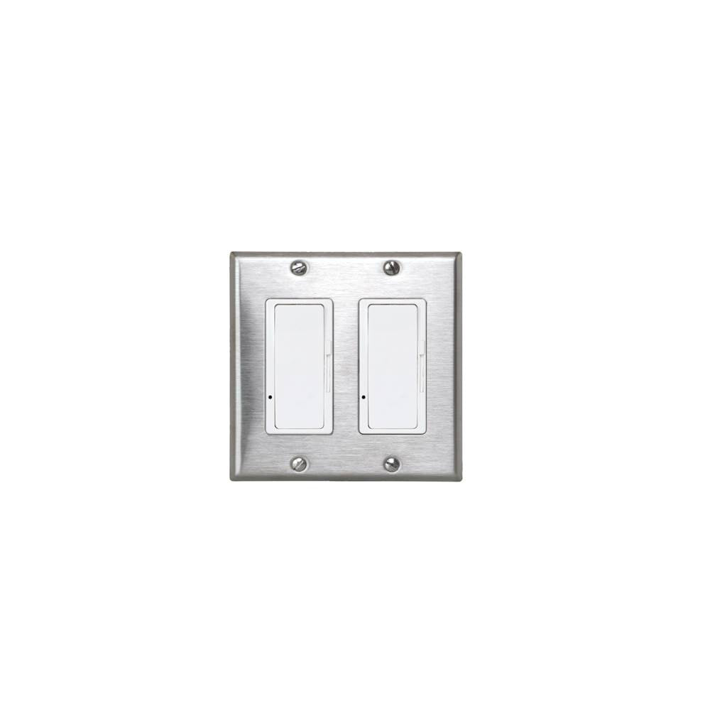 Eurofase Controls Eurofase Efssps2 On/off Switch With Stainless Steel Plate And Box