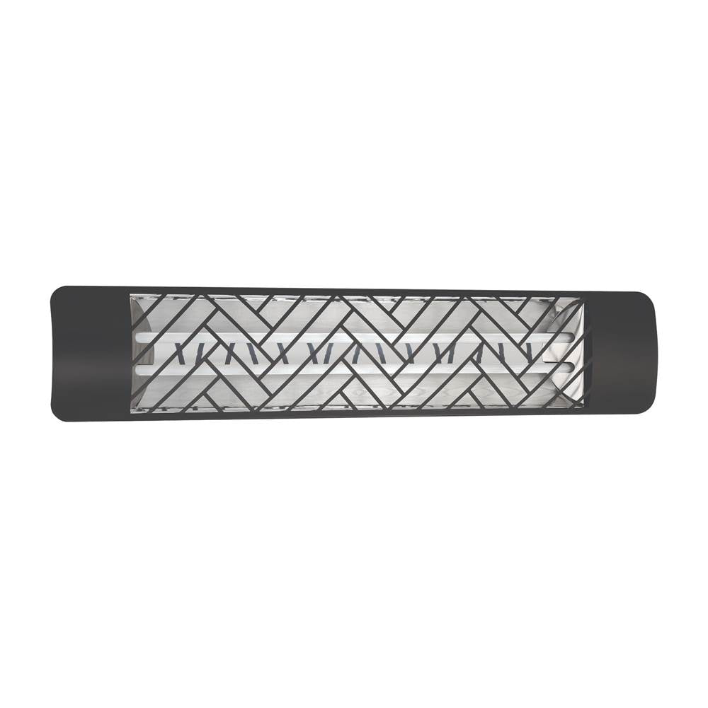 Eurofase EF40277B1 Black Eurofase Ef40277b1 Dual Element 39 Inch 4000 Watt Electric Patio Heater Image 3