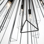 Eurofase 43865-017 Matte Black Dendelio, Chandelier , 35-light, 54'', Matte Black Image 1