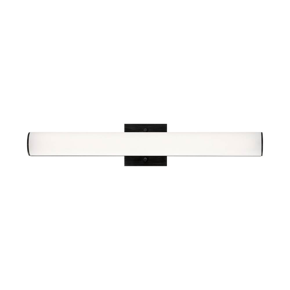 Eurofase 37080-020 Matte Black Springfield, Vanity, 24'', Matte Black, White Acrylic Image 2