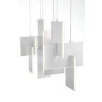 Eurofase 37345-036 Anodized Silver Coburg, Chandelier , 33'', Anodized Silver Image 4