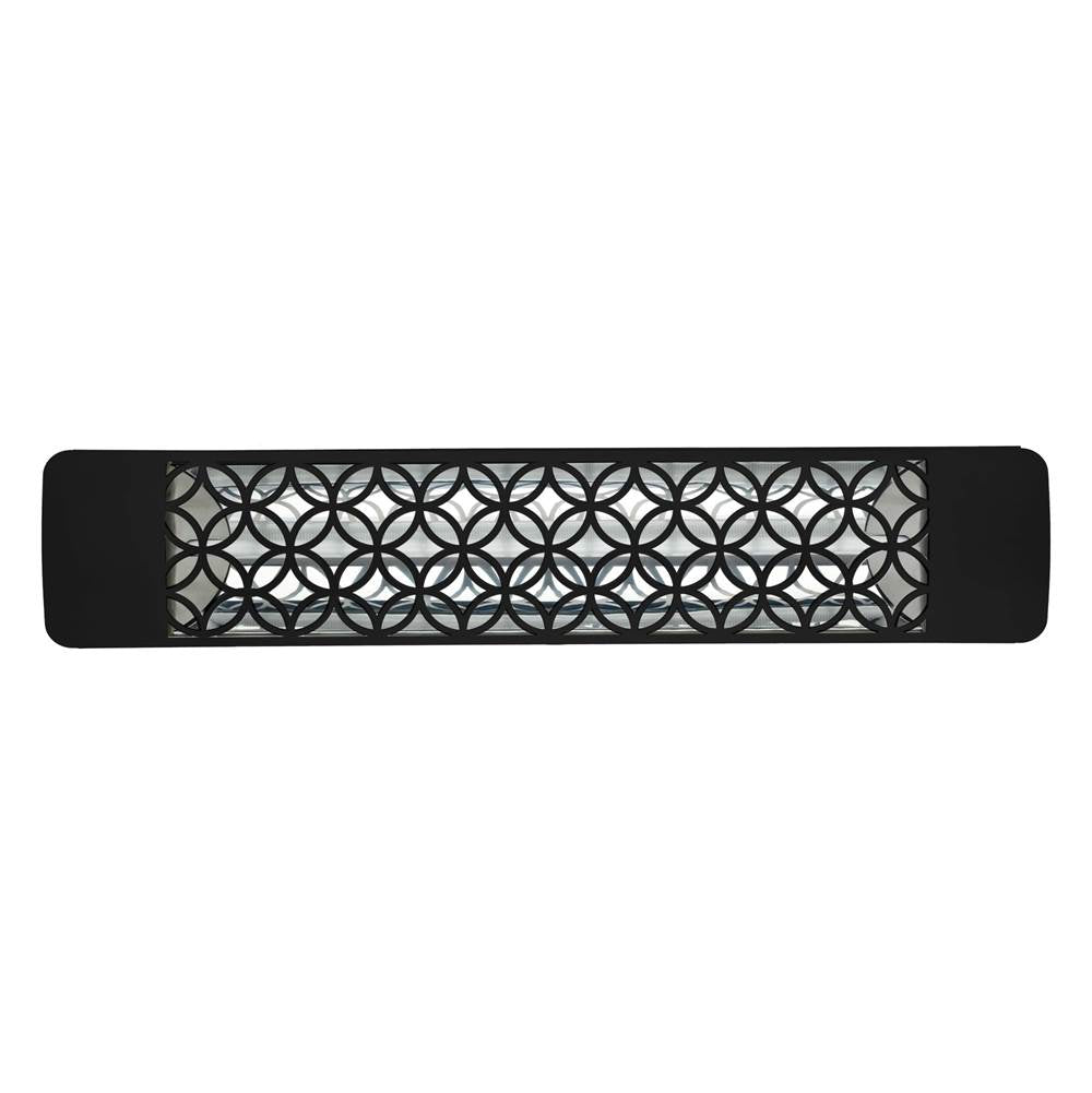 Eurofase Ef25 Series Eurofase Ef25480b2 Single Element 39 Inch 2500 Watt Electric Patio Heater