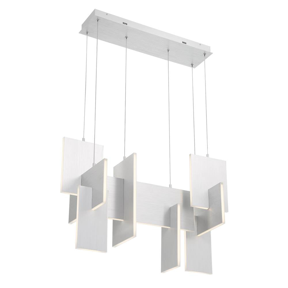 Eurofase Coburg, Chandelier , 33'', Anodized Silver