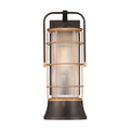Eurofase 44264-017 Gold Black Mix Rivamar, Outdoor, 20'', Gold-black Mix, Clear Glass Image 1