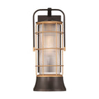 Eurofase 44264-017 Gold Black Mix Rivamar, Outdoor, 20'', Gold-black Mix, Clear Glass Image 1