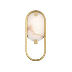 Eurofase 48954-013 Gold Noga, Wall Sconce , 11'', Gold, Alabaster Image 2