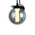 Eurofase 47197-015 Powder Coat Black Caswell, Outdoor, 18'', Powder Coat Black, Smoked Glass Image 1