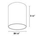 Eurofase 34328-019 White Cask,1lt Led Flushmount,8w,wht Image 1